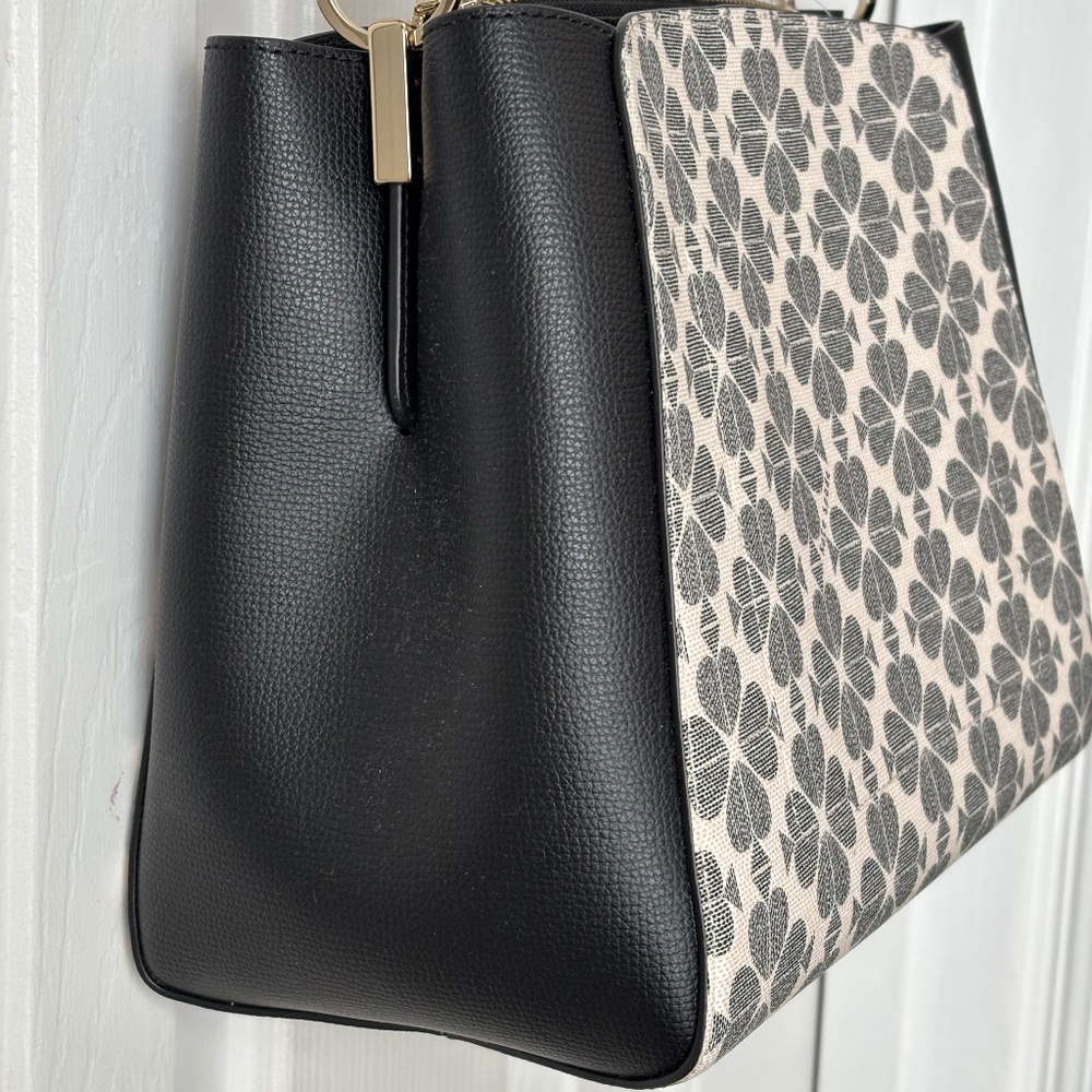 NWT Kate Spade - Spade Flower PV purse INCLUDING matching slim wallet NWT - Picture 3 of 16
